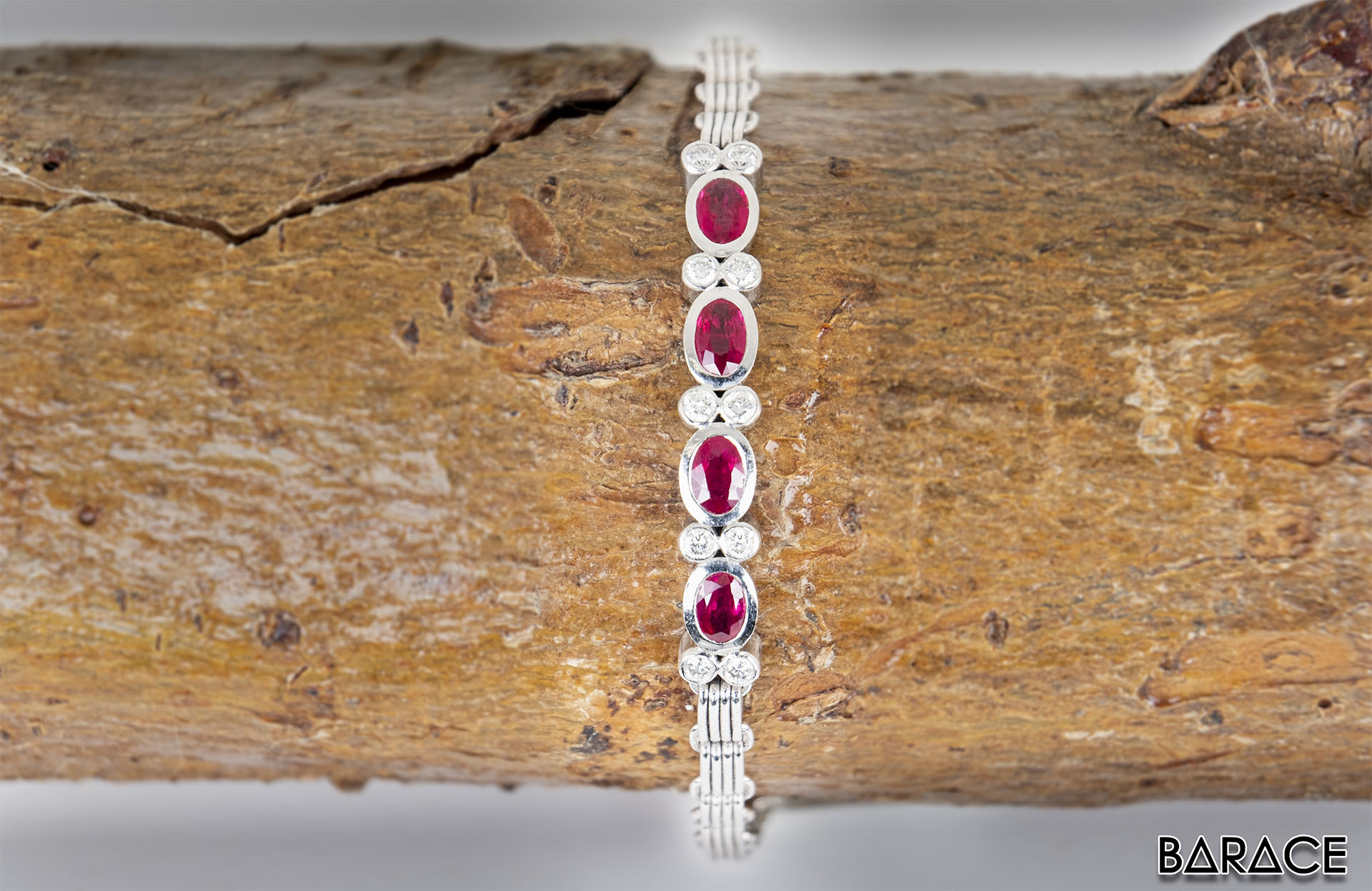 Anillo de oro rosa diseño orgánico